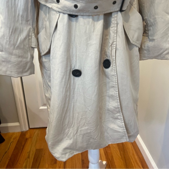Coach Drapey Trench Coat Size M F29071 - Picture 7 of 16